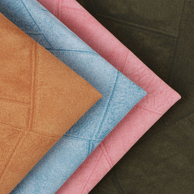 Denim Cheque prenda de vestir de cuero PU impermeable Bajo de algodón lavable