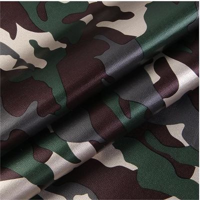 Camuflaje versátil Bolso de cuero falso PU Imitación de cuero de algodón terciopelo