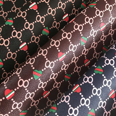 Impreso en forma de corazón Número 8 PVC Bolsas de cuero falso Bolso Cartera Capa telefónica Package Box Tejido de cuero