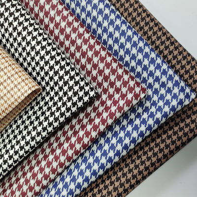 Clásico Houndstooth Bolsas de tejido de cuero falso de cuero impreso de PVC