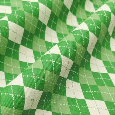 Bolso personalizado Impreso con patrón Tejido de cuero falso PVC Diamante geométrico