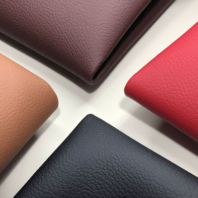 Motor de patrón de piel de microfibra para asiento de coche de tejido de cuero artificial ético