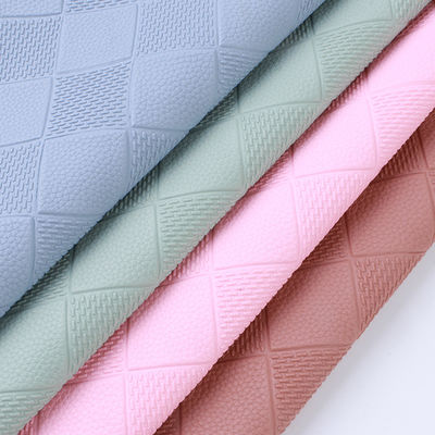 1.1mm Alfombras para suelos de automóviles De cuero Diamante Relieve de PVC de cuero