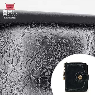 Venta al por mayor de PVC Destaques de 006 Destaques relámpago Patrón de grano Cuero sintético Artificial Cartera Caja de zapatos Cuaderno de notas Tejido