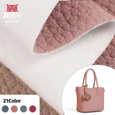 Tela de cuero sintético PU de secado rápido y a prueba de viento en 21 colores para bolsos, zapatos y muebles