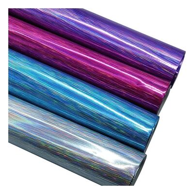 Rainbow Pu Holográfico dibujo de alambre figura en relieve de pieles artificiales falsas zapatos de piel de la vanidad bolsa de mano portátil tejido de cuero