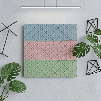 Rollo de cuero sintético de PVC con textura de baloncesto en relieve hexagonal, cuero Artificial para bolsos, muebles, Interior de coche