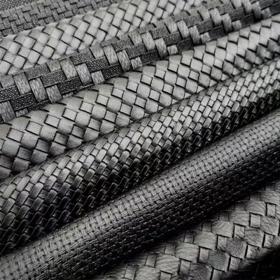 0.6mm de PVC de cuero sintético en relieve de tejido de cuero patrón para asiento de coche