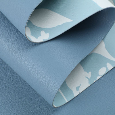 Bolso de mano con impresión de flores de cuero PU de 1,5 mm de espesor de doble cara de cuero falso