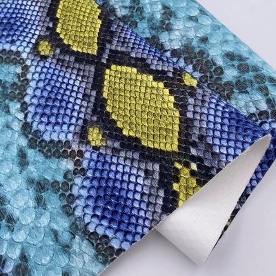 Bolso de mano con patrón de serpiente de cuero imitación impresa de algodón de terciopelo