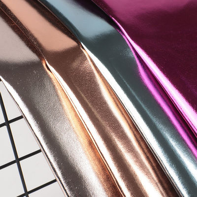 0.5mm Laser Grave PU Cuero Eco Amigo Metal Brillante PU Cuero