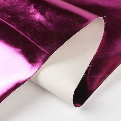 0.5mm Laser Grave PU Cuero Eco Amigo Metal Brillante PU Cuero