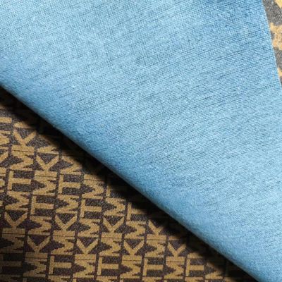 Carta Vintage Imprimido de cuero de PVC para bolsas Cepillo suave Fondo Eco amigable