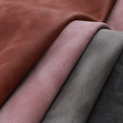 Calzado de alta calidad de PU de cuero falso de cuero Yangbuck resistente al desgaste