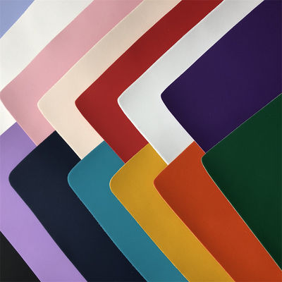 Imitación de microfibra de cuero PU resistente al desgaste zapatos de cuero falso de 1,4 mm de espesor