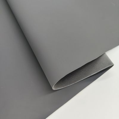 Imitación de microfibra de cuero PU resistente al desgaste zapatos de cuero falso de 1,4 mm de espesor