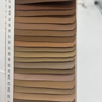 0.5mm Polyurethane PU Leather Respirable para zapatos Patrón de piel de cerdo