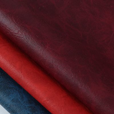 Material de imitación de cuero no tejido de PVC