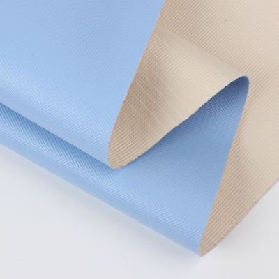 0.7mm Saffino PVC cuero para bolsas de punto de fondo resistente a la abrasión