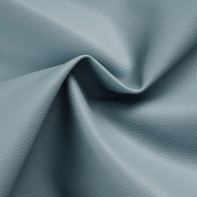 Litchi Grain Silicona de cuero falso para muebles Sofá personalizado
