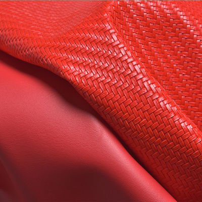 1.2mm Alfombra de paja tejido de PVC de cuero bolso de moda de decoración del hogar material de calzado