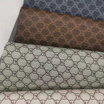 Carta impresa de GD PVC Bolsas de cuero falsas Bolso Cartera Cuenta telefónica Caja de paquete Tejido de cuero