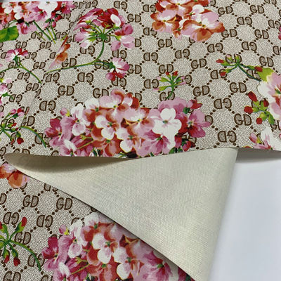 Imprimido GD letra flor PVC Falsa bolsas de cuero Bolsa de teléfono caja de paquete Tejido de cuero