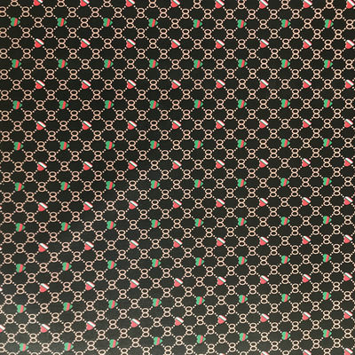 Impreso en forma de corazón Número 8 PVC Bolsas de cuero falso Bolso Cartera Capa telefónica Package Box Tejido de cuero