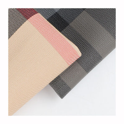 Clásico cuero imprimido en placas para bolsas de cuero sintético de punto PVC