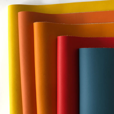 1.4mm Sofá de cuero de microfibra de silicona de cuero compuesto de microfibra