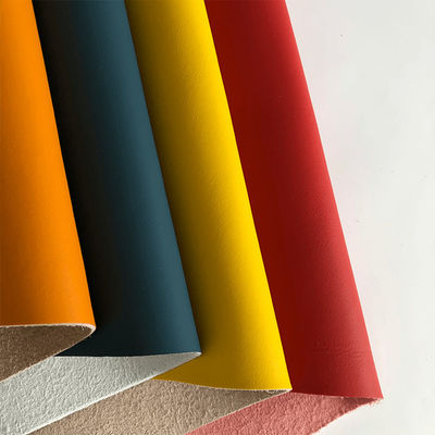 1.4mm Sofá de cuero de microfibra de silicona de cuero compuesto de microfibra