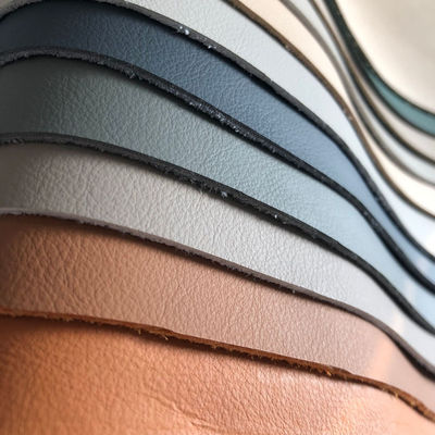 Sofá de alta gama de cuero de microfibra reciclado de imitación de cuero de vaca