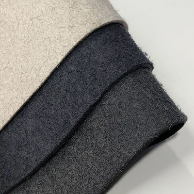 Simulación de cuero de microfibra de PU para zapatos Retro Patrón de corteza quemada