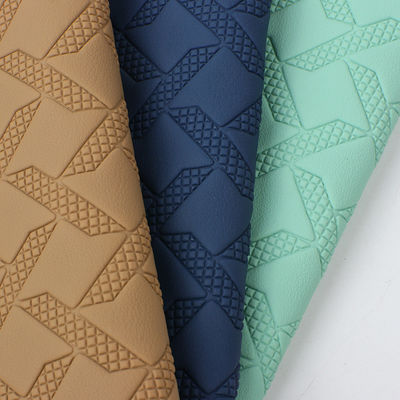 Alfombras de suelo de automóviles personalizadas de cuero tejido de patrón de material de cuero de PVC anti moho