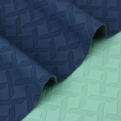 Alfombras de suelo de automóviles personalizadas de cuero tejido de patrón de material de cuero de PVC anti moho