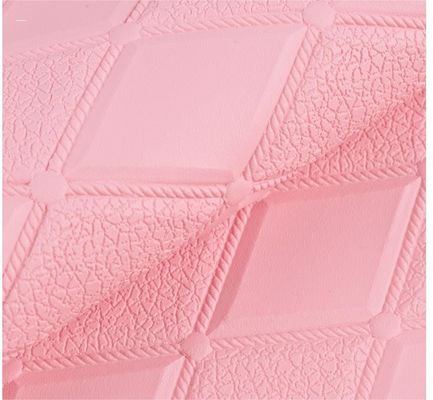 Bolsa de PVC versátil de cuero de diamante de placas de tejido de cuero falso suave Decorativo