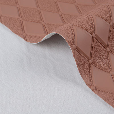 Bolsa de PVC versátil de cuero de diamante de placas de tejido de cuero falso suave Decorativo