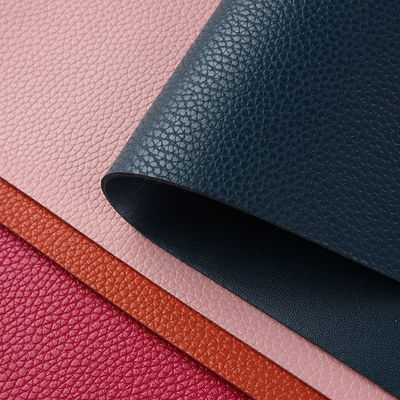 Cuero de lichi de PVC de dos lados para bolsas / esterilla ecológica