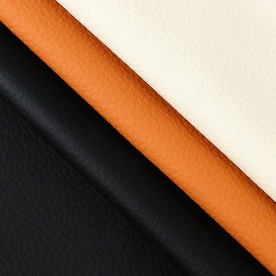 Sofá de alta gama de PVC cuero de 1,0 mm de espesor muebles Litchi cuero falso