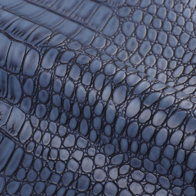 Cuero en relieve de microfibra para zapatos de 1,2 mm Elegancia Cuero de patrón de cocodrilo