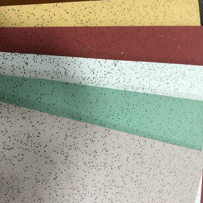 Resistencia a la abrasión Alfombras de suelo de automóviles Cuero 2m Cuarzo Vinyl Pisos de azulejos Cuero