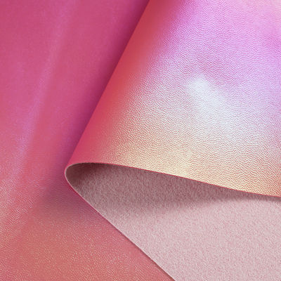 Colorido Gradiente Diamante PVC Falso Bolso de Cuero Artificial Material de Tejido de Cuero