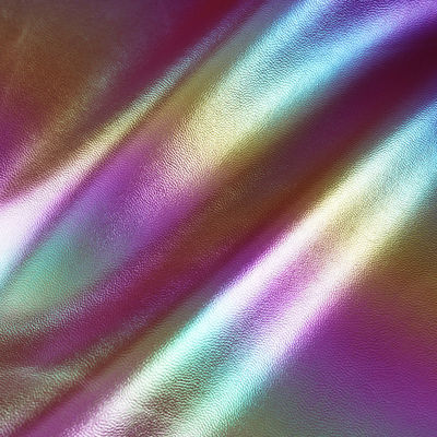 Colorido Gradiente Diamante PVC Falso Bolso de Cuero Artificial Material de Tejido de Cuero