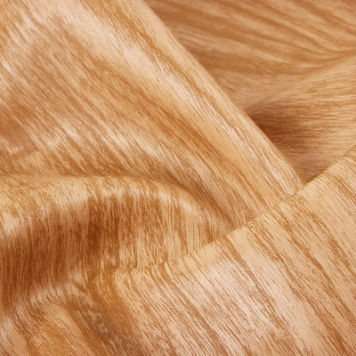 Materiales de decoración de automóviles de tejido de cuero artificial de PVC de grano de madera impreso