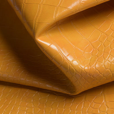 Bolso de PVC en relieve de cocodrilo, caja de joyería decorativa, embalaje, tejido de cuero falso de PVC