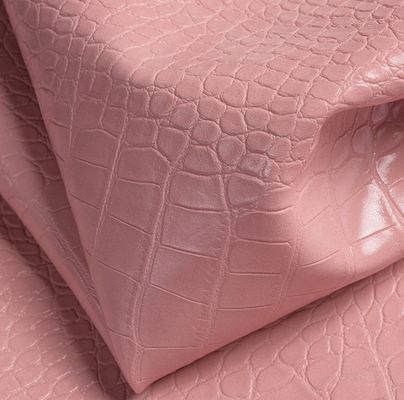 Bolso de PVC en relieve de cocodrilo, caja de joyería decorativa, embalaje, tejido de cuero falso de PVC