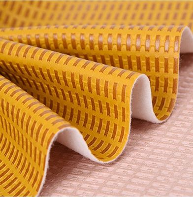 Colores de selección múltiple de esterco de paja de cuero de placas de PVC tejido de cuero artificial bolso de mano bolso de calzado de cuero