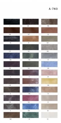 Soft Handfeel 1.5-2.5mm Suede Backing Oil Wax Crazy Horse Leather PVC Cuero artificial para el asiento del sofá