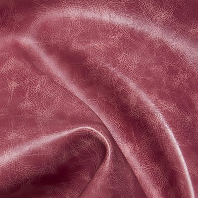Soft Handfeel 1.5-2.5mm Suede Backing Oil Wax Crazy Horse Leather PVC Cuero artificial para el asiento del sofá