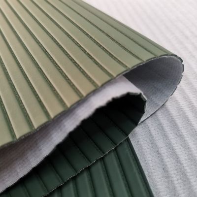 Cuero falso artificial de grano de PVC de diseño en relieve